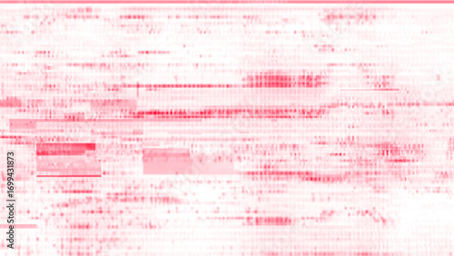 Glitch Art Texture with Retro Monitor Scan Lines and Color Elements. Techno glitch style backdrop. Glitched banner with TV noise, Glitch camera effect. TV scan line monitor. Data noise texture.