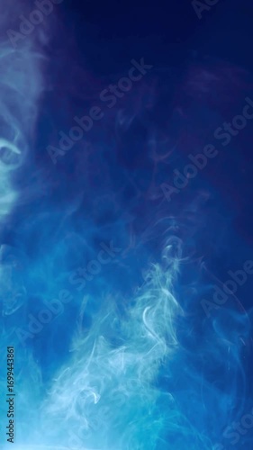 abstract blue smoke background