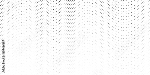 Flowing dots particles nice wave pattern halftone black gradient  simple art good modern illustrations nice vector line digital circle