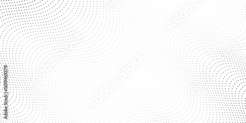 Flowing dots particles nice wave pattern halftone black gradient  simple art good