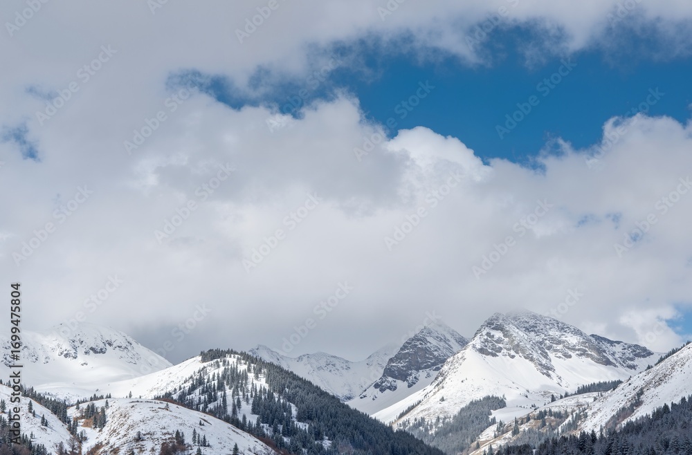 Fototapeta premium snow covered mountain