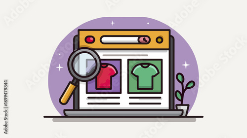 Online shopping product search e commerce