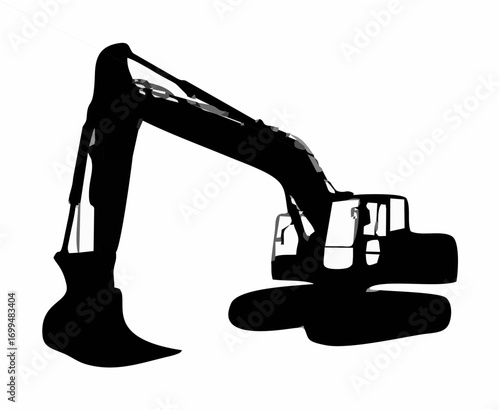 Bulldozer Silhouette - Heavy ...