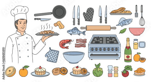 Culinary masterpiece collection illustrating food preparation and presentation techniques