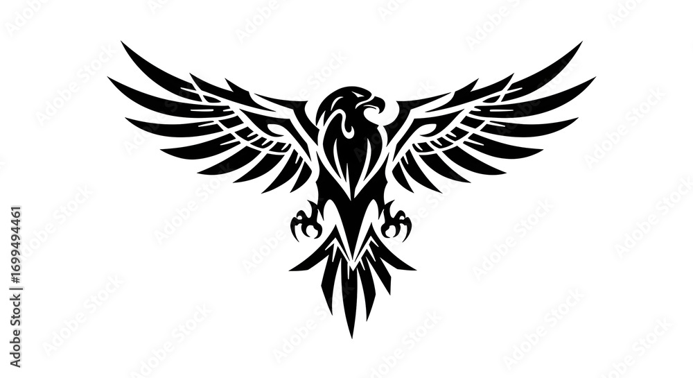 Fototapeta premium Animal Inspired Tribal Tattoo Design