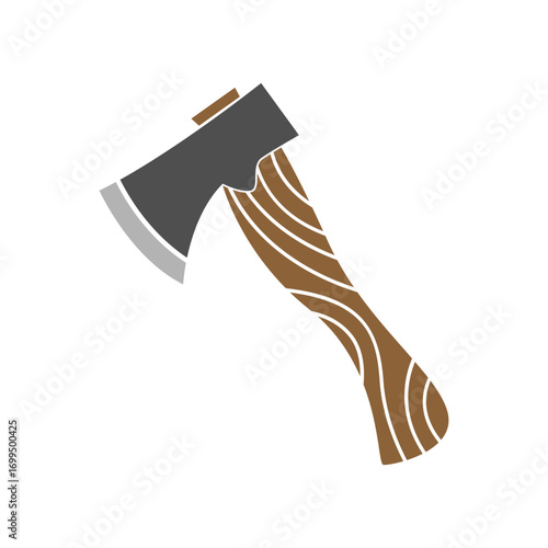 Axe logo icon illustration