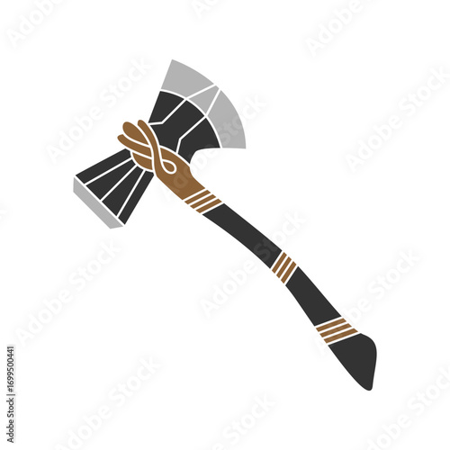 Axe logo icon illustration