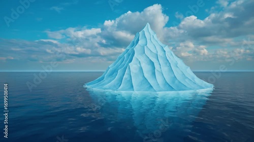 iceberg at sea cold weather nature view
