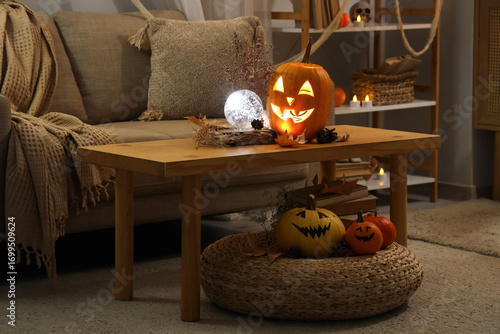 Interior of living room dec...