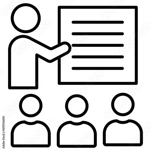 Teach Outline Icon