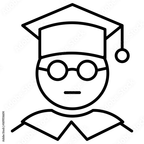 Professor Outline Icon