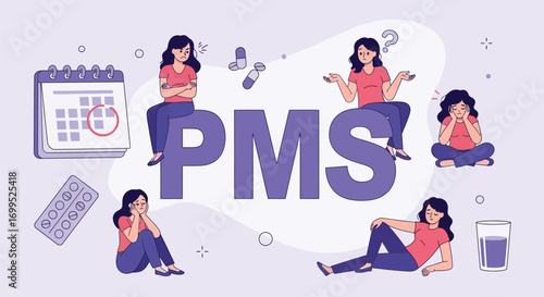 PMS Symptoms: Woman Experiencing Emotional Changes and Discomfort