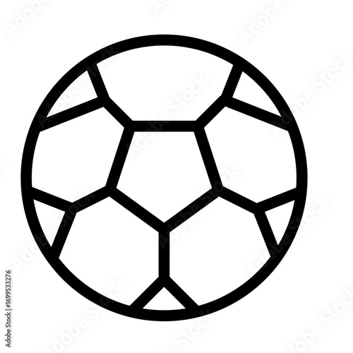 Sports Game Line Icon of Game Genres Icon Set