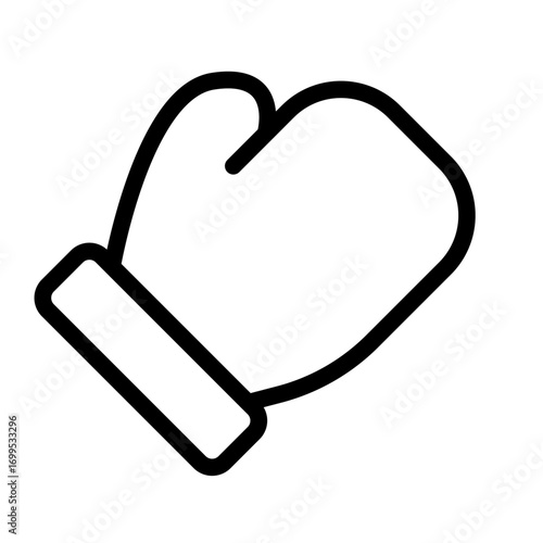 Fighting Game Line Icon of Game Genres Icon Set