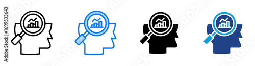 self centered icon set multiple style collection