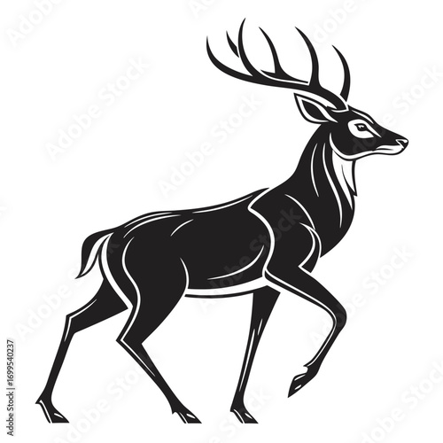 deer silhouette vector
