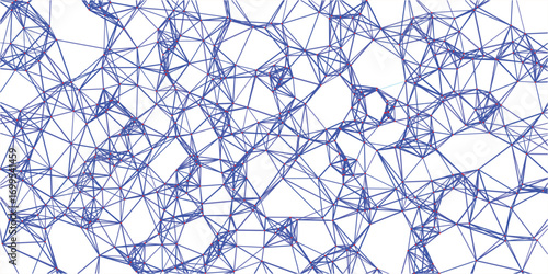 Abstract network of interconnected nodes and lines representing digital connectivity and data flow visualization