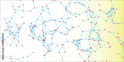 Abstract network connection pattern visualization representing data connectivity and digital communication relationships suitable for technology designs and social media concepts