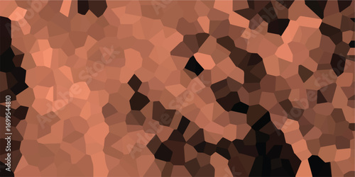 Abstract geometric pattern in earthy tones artistic mosaic texture for background design elements with shades of brown and beige