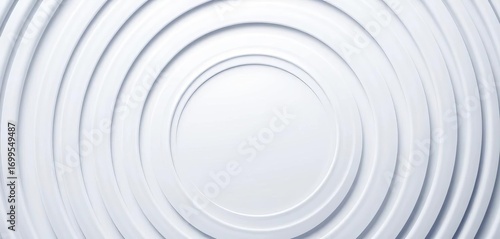 Abstract background of concentric white rings with random offsets, providing ample copy space,  clean background,  template