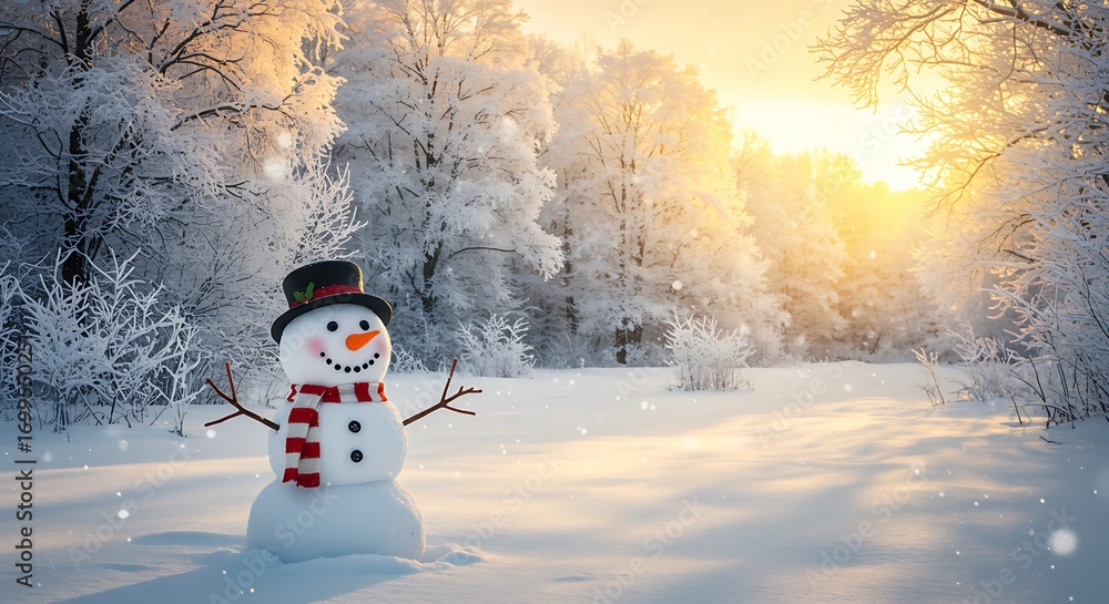 Obraz premium Golden Hour Frosty