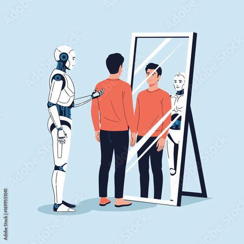 Artificial intelligence and the evolving nature of human identity in a digital age