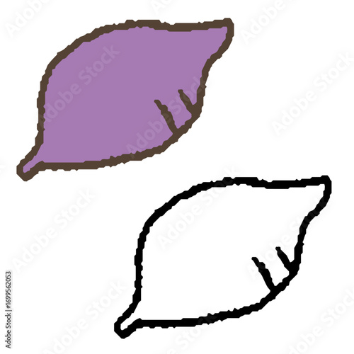 手描きのさつまいも