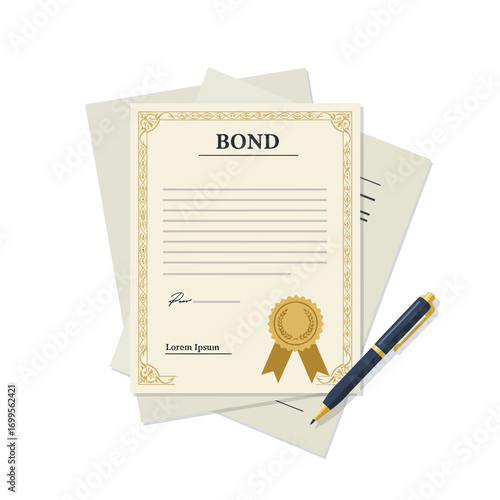 A Secure Financial Asset: A Corporate Bond Document for Long-Term Savings