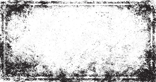 Abstract overlay grunge, old  black and white scratched grunge isolated on background, old film effect. Distressed retro paper abstract stock illustration 