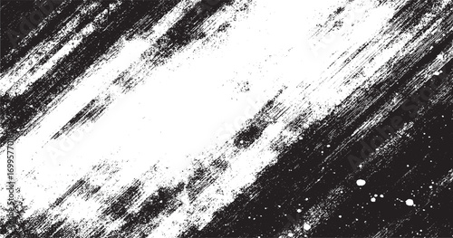 Vector grunge brush strokes texture rough black scratches for wallpaper, paint splatter template  paint splatter template. Black and white grunge frame