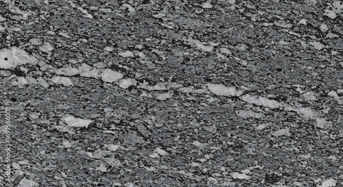 Wallpaper Mural A gray granite countertop with embedded dark and light fragments showing a complex veined pattern Torontodigital.ca