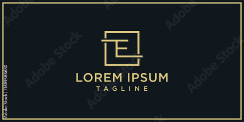 E Square Logo Design Inspiration