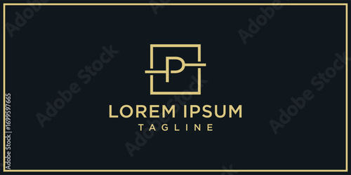 P Square Logo Design Inspiration