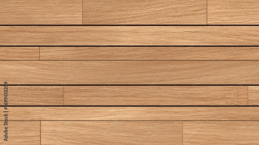 Fototapeta premium Horizontal Wooden Plank Pattern