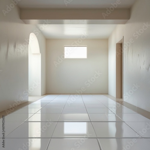 Wallpaper Mural empty white room Torontodigital.ca