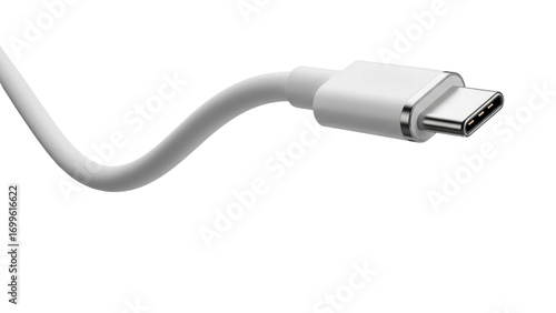 USB Type-C Cable  with a white background

