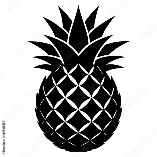 a-striking-black-silhouette-of-a-pineapple--render.eps