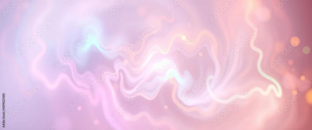 Fototapeta premium Swirling pastel nebula, soft focus, ethereal glow, photo, muted