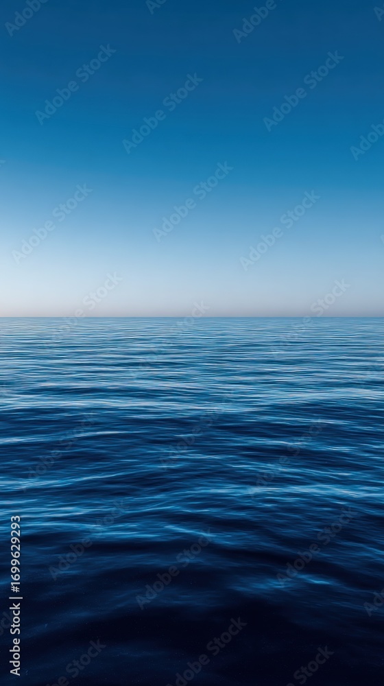 Fototapeta premium Calm ocean surface