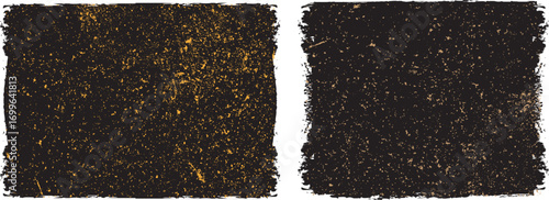 Two horizontal black brush strokes on white background
graphic design element.A minimalist graphic featuring three horizontal, thick brush strokes in black against 