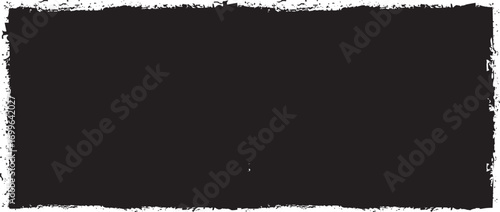 Black brush stroke isolated on background. Paint brush stroke vector for black ink paint, grunge design element, dirt banner, watercolor design, vector