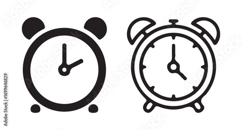 alarm clock vector illustration