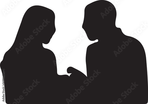vector illustration of couple