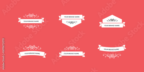 Vintage typographic decorative ornament design vector collection featuring elegant retro flourishes, frames, dividers, labels, calligraphic patterns for invitations, certificates and artistic posters