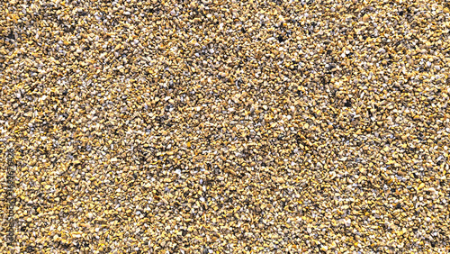 gravier jaune concassé