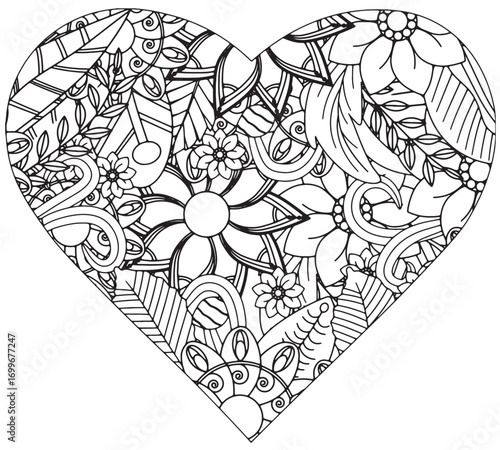 Love Coloring Pages are a wonderful choice for stress relief, mindfulness, and artistic fun 