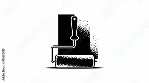 Flute musical instrument on a gray background, showcasing its simple design and elegant form for music enthusiasts and educational purposes
