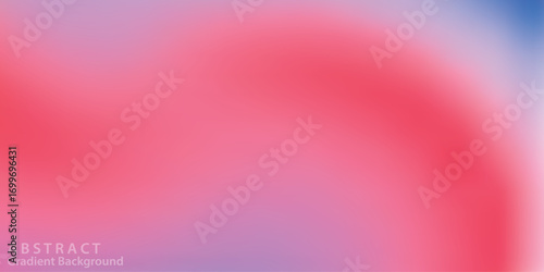 Abstract gradient background with soft pink, red, purple, and blue colors blending smoothly, creating calm and modern visual effect