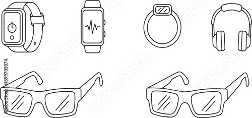 set of vector icons for web design
