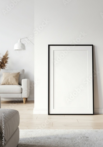 Minimalist Interior Mockup: Blank Canvas